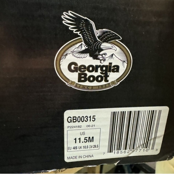 Georgia Boot Eagle One Chelsea Mens Waterproof Slip-on Work Boot 11.5 - Picture 8 of 9